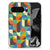 Google Pixel 9 Pro XL TPU bumper Funky Retro achterkant kleurrijk geometrisch ontwerp