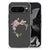 Google Pixel 9 Pro XL Telefoonhoesje met Naam Boho Text telefoonhoesje boho design achterzijde