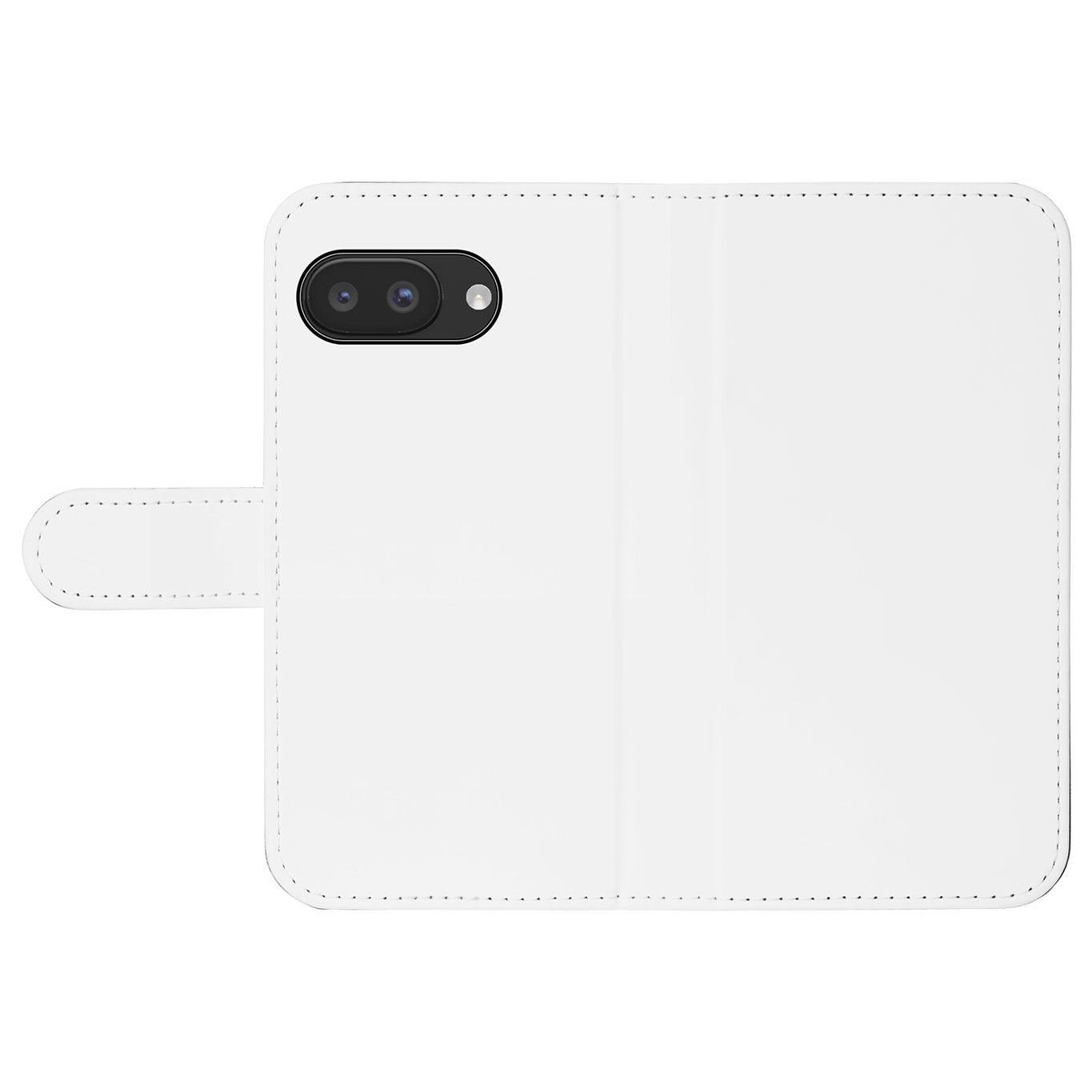 Google Pixel 9a Book Case Wit met Pasjeshouder Bescherming en Stijl designnaam voorzijde