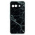 Google Pixel 9a Hoesje - Marmer Zwart TPU Antishock zwart marmer design achterkant