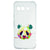 Google Pixel 9a Hoesje Panda Color TPU Antishock transparant panda ontwerp voorkant