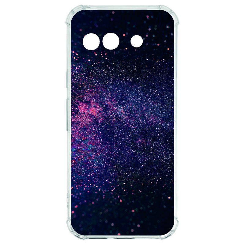 Google Pixel 9a Hoesje - Stars TPU Antishock hoesje sterren design achterkant