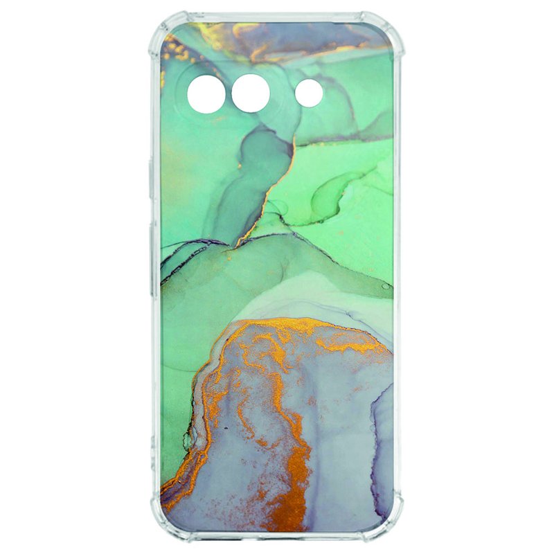 Google Pixel 9a Hoesje Watercolor Mix TPU Antishock achterkant artistiek ontwerp aquarel