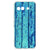 Google Pixel 9a Hoesje - Wood Blue TPU Antishock houten blauw hoesje achterkant