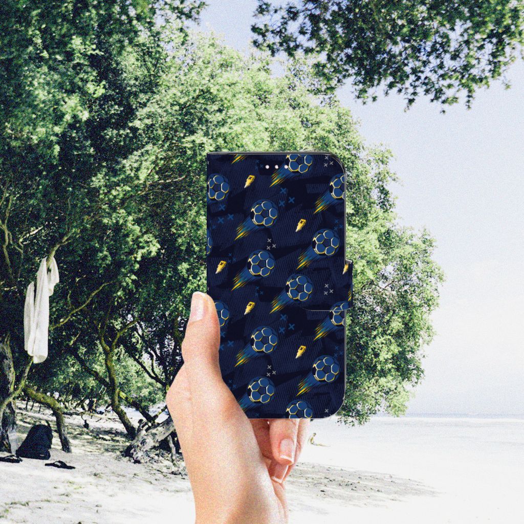 Samsung Galaxy S10+ Grip Case voor Samsung Galaxy S10+ Regenboog abstract ontwerp aanzicht