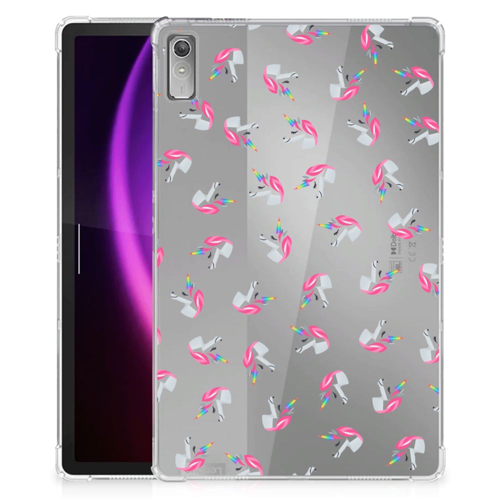 Hippe Hoes voor Lenovo Tab P11 Gen 2 Unicorns met schattige eenhoorns voor bescherming en gebruiksgemak.