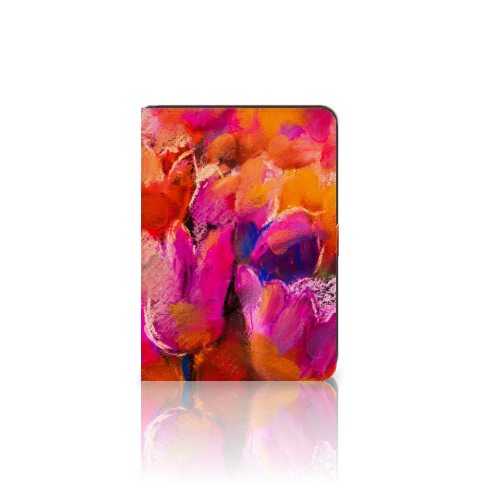 Hoes iPad (2022) 10.9 Tulips hoesje tulpen design vooraanzicht