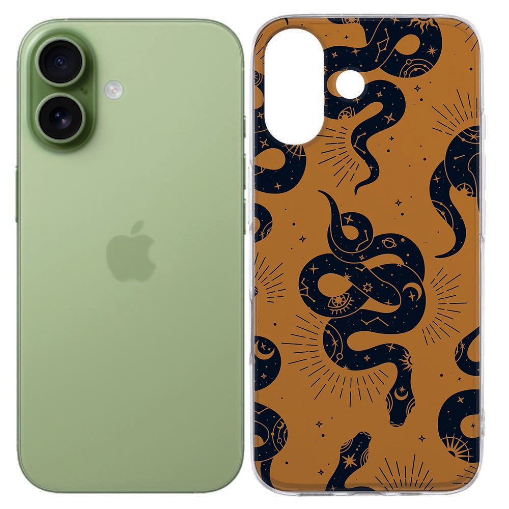 Siliconen hoesje Apple iPhone 17 Snakes