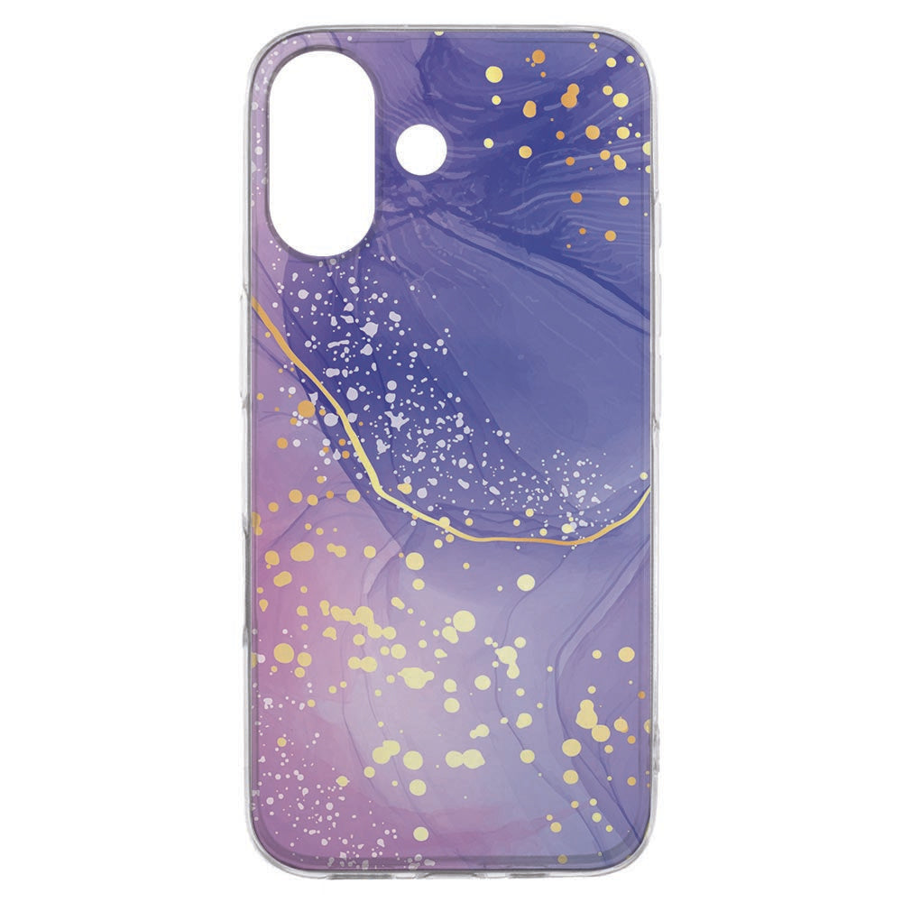 Apple iPhone 17 Softcase Back cover Watercolor Paars
