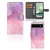 Hoesje Google Pixel 6A Pink Purple Paint bookcase roze paars schilderachtig ontwerp aanzicht
