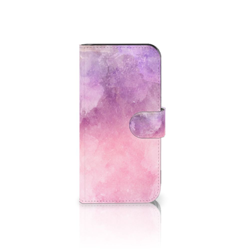 Hoesje Google Pixel 8 Pink Purple Paint bookcase model roze paars ontwerp aanzicht
