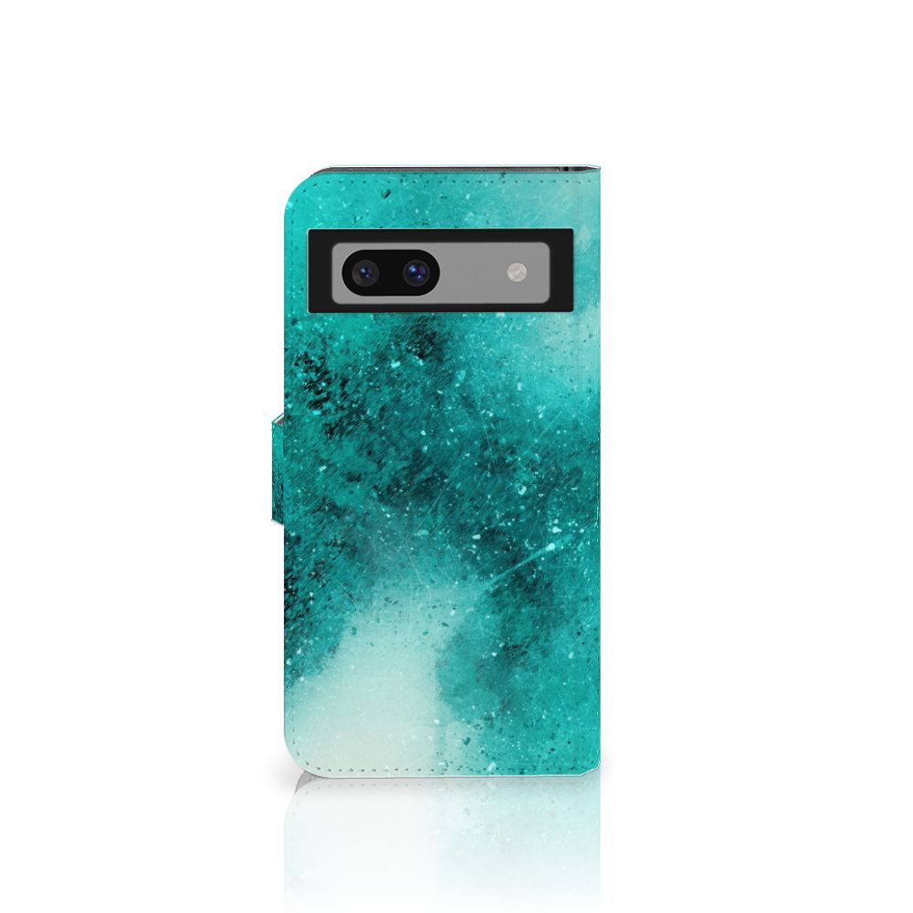 Google Pixel 8A Hoesje Painting Blue voorkant