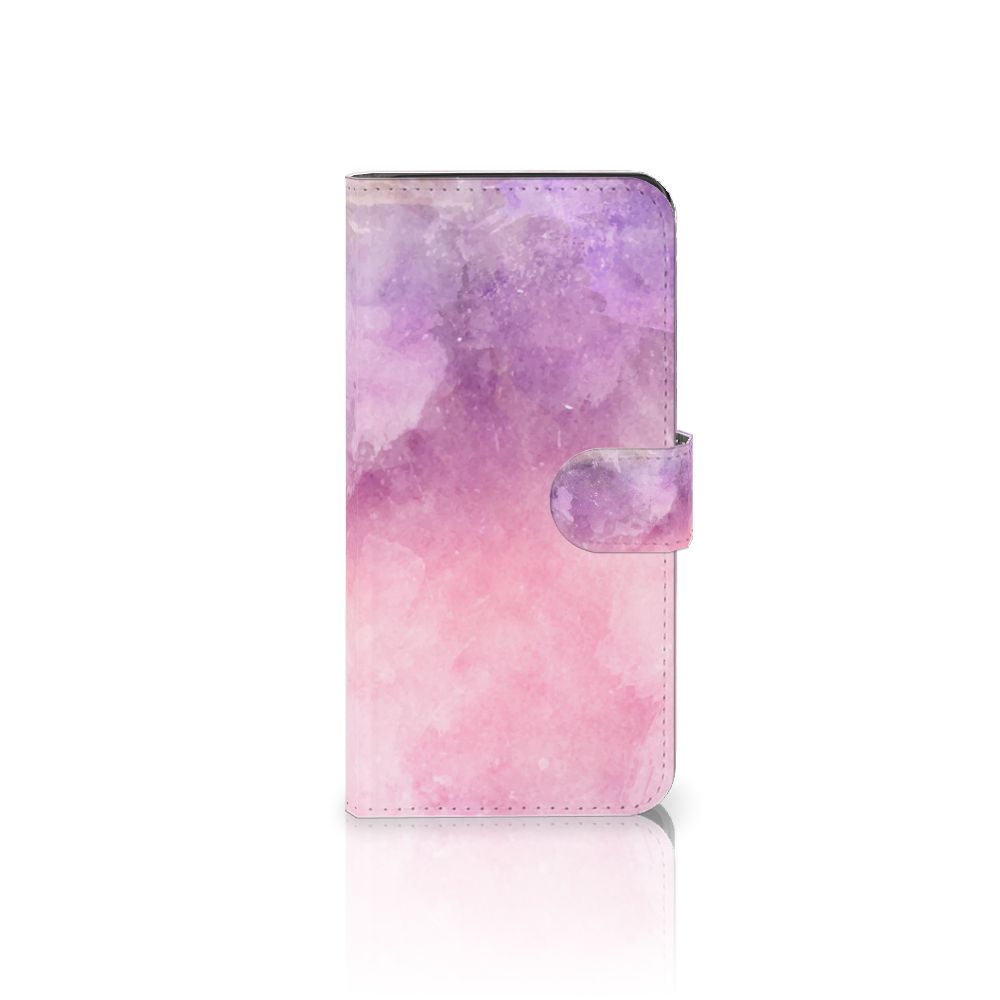 Hoesje Google Pixel 8A Pink Purple Paint bookcase model roze paars schilderachtig