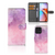 Hoesje Motorola Edge 40 Pro Pink Purple Paint bookcase design roze paars