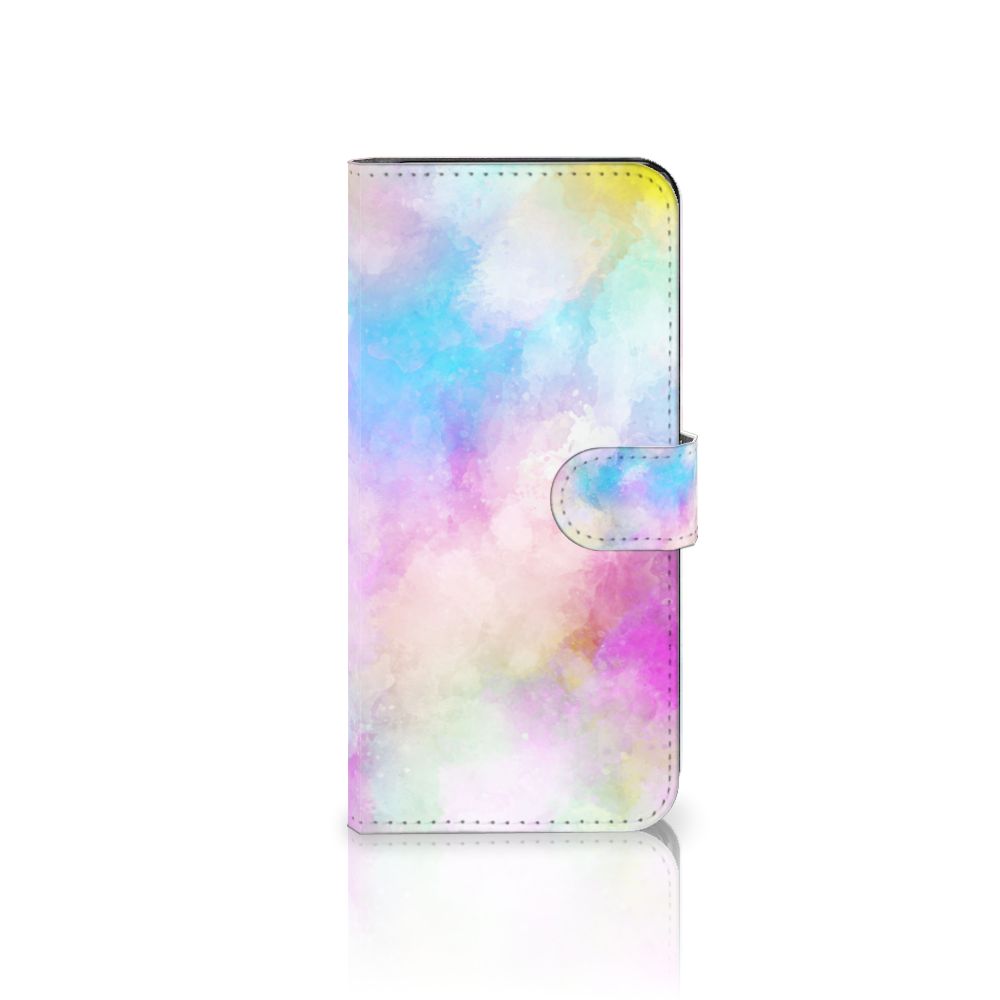 Hoesje Motorola Moto G13 | G23 Watercolor Light met kleurrijk pastelontwerp.