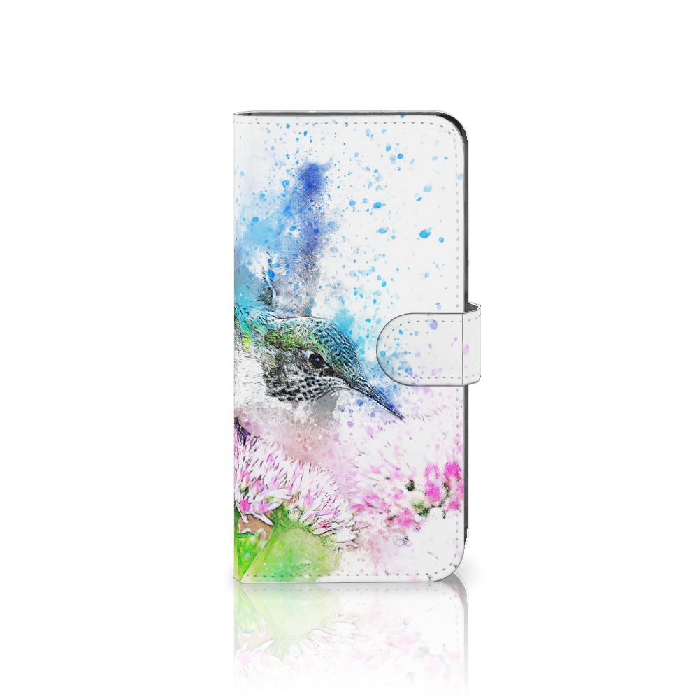 Hoesje Motorola Moto G85 Vogel ontwerp kolibrie design voorkant