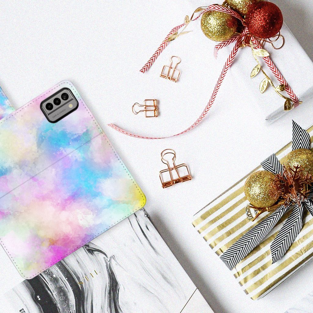 Hoesje Nokia G22 Watercolor Light pasjeshouder watercolor uitzicht