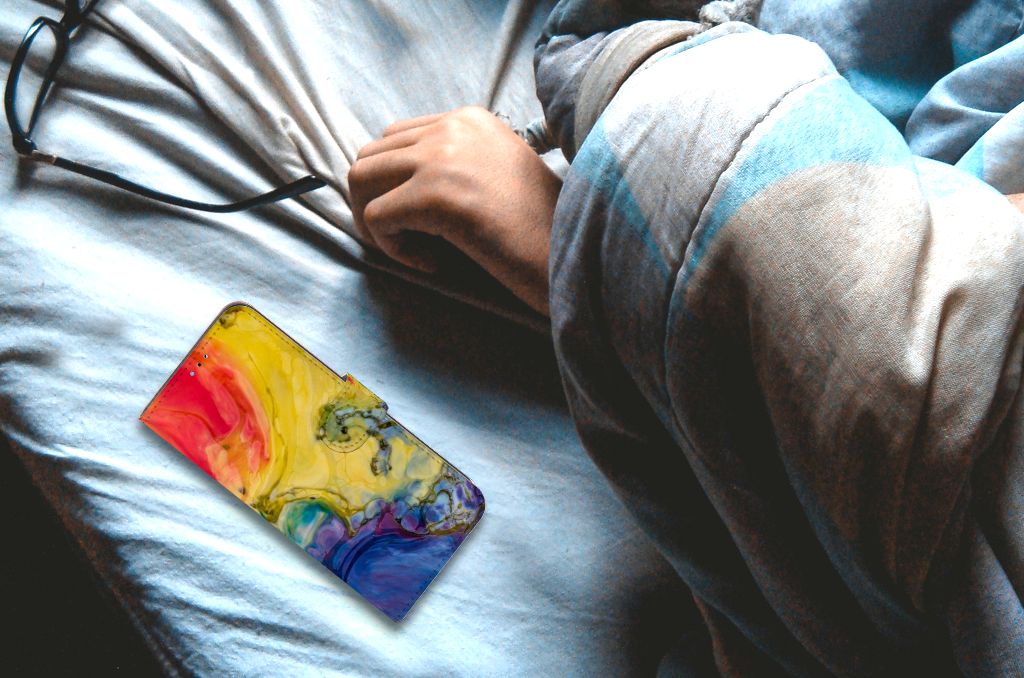 Hoesje OPPO A16/A16s/A54s Watercolor Dark