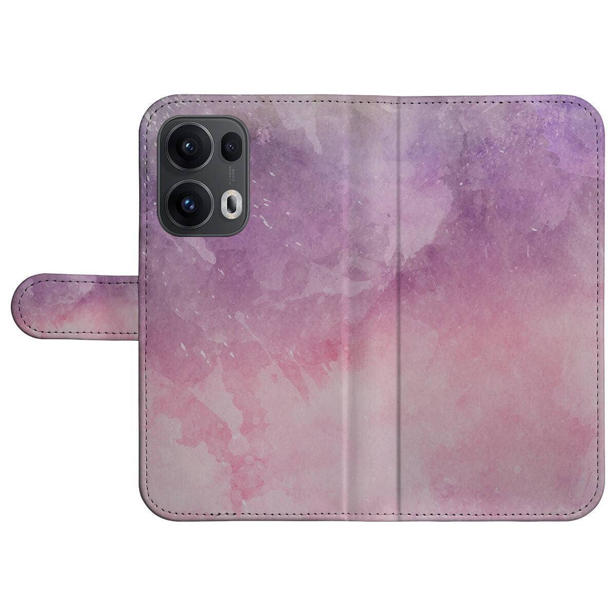 Hoesje OPPO Reno 13 Pro Pink Purple Paint ontwerp vooraan