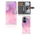 Hoesje OPPO Reno10 | 10 Pro Pink Purple Paint bookcase model schilderachtig ontwerp aanzicht
