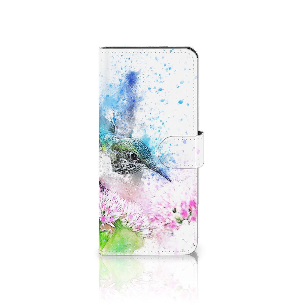Hoesje OPPO Reno8 T 4G Vogel design kolibrie bloem aanzicht