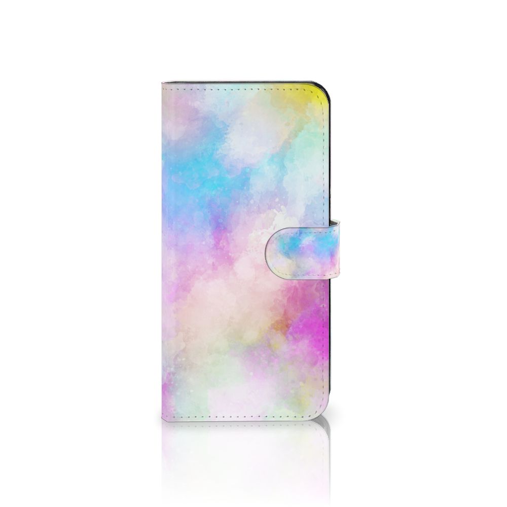 Hoesje OPPO Reno8 T 5G Watercolor Light met pastelkleuren en unieke watercolor uitstraling.
