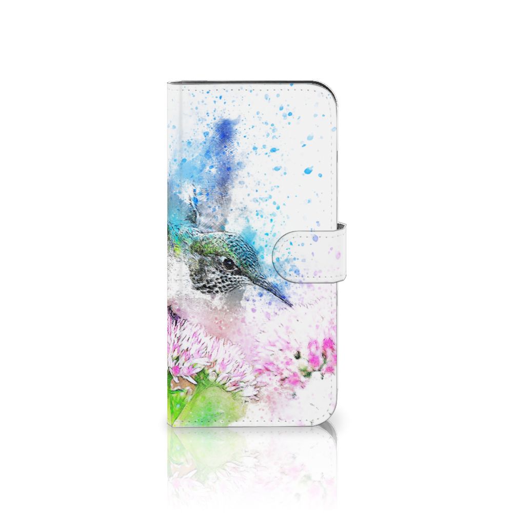OnePlus Nord 4 Hoesje Vogel voorkant kolibrie bloem design