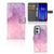 Hoesje OnePlus Nord CE 2 Pink Purple Paint bookcase model roze paars schilderachtig design