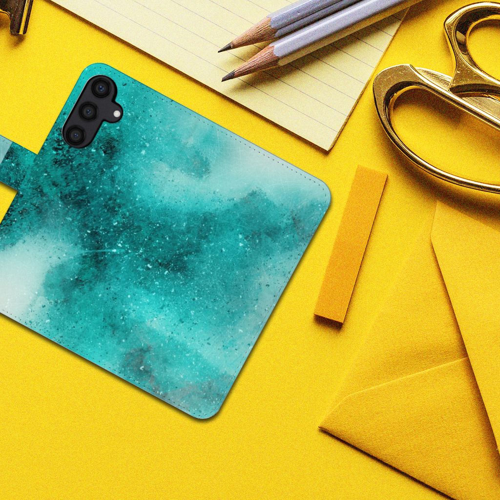 Hoesje Samsung Galaxy A15 Painting Blue