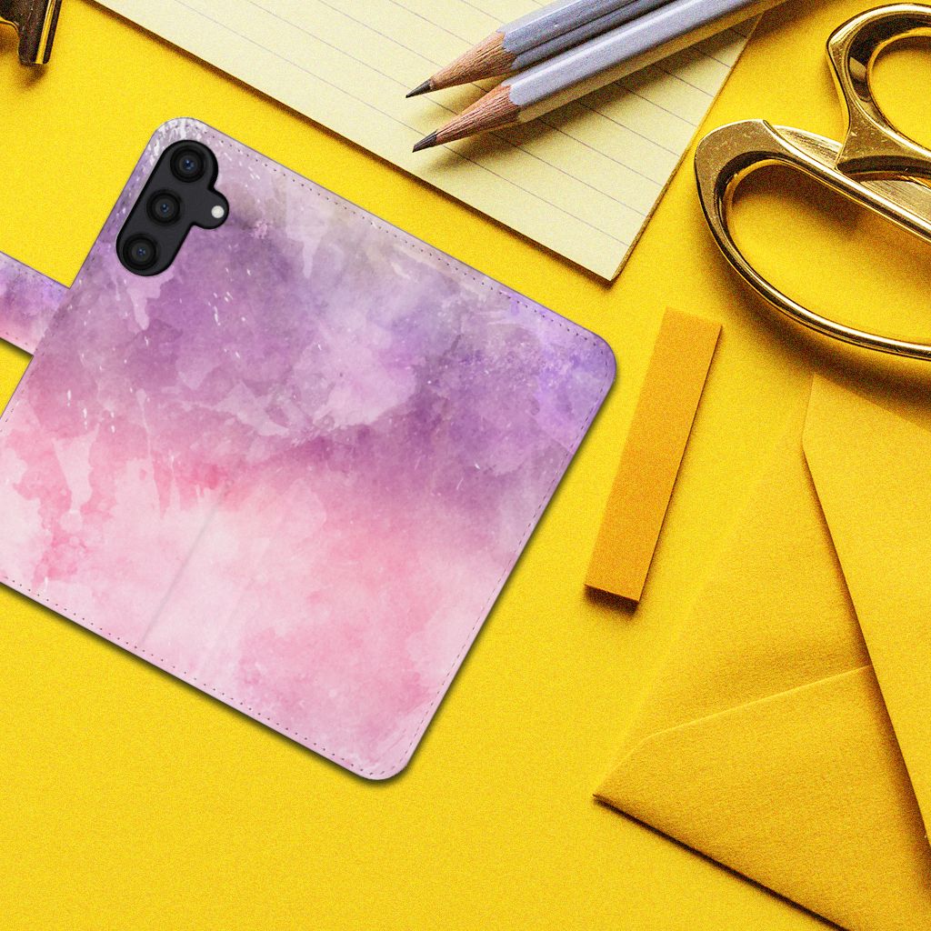 Hoesje Samsung Galaxy A15 Pink Purple Paint