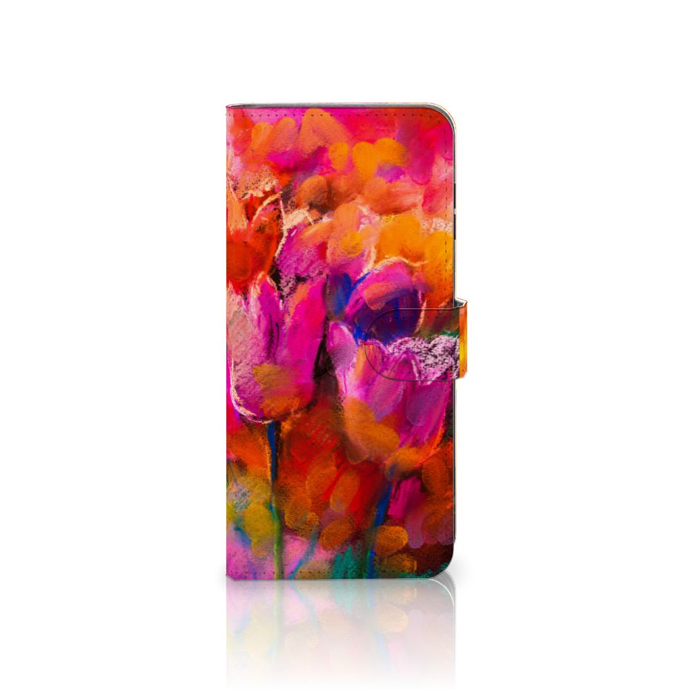 Hoesje Samsung Galaxy A16 4G/5G Tulips telefoonhoesje tulpen kleurrijk artistiek