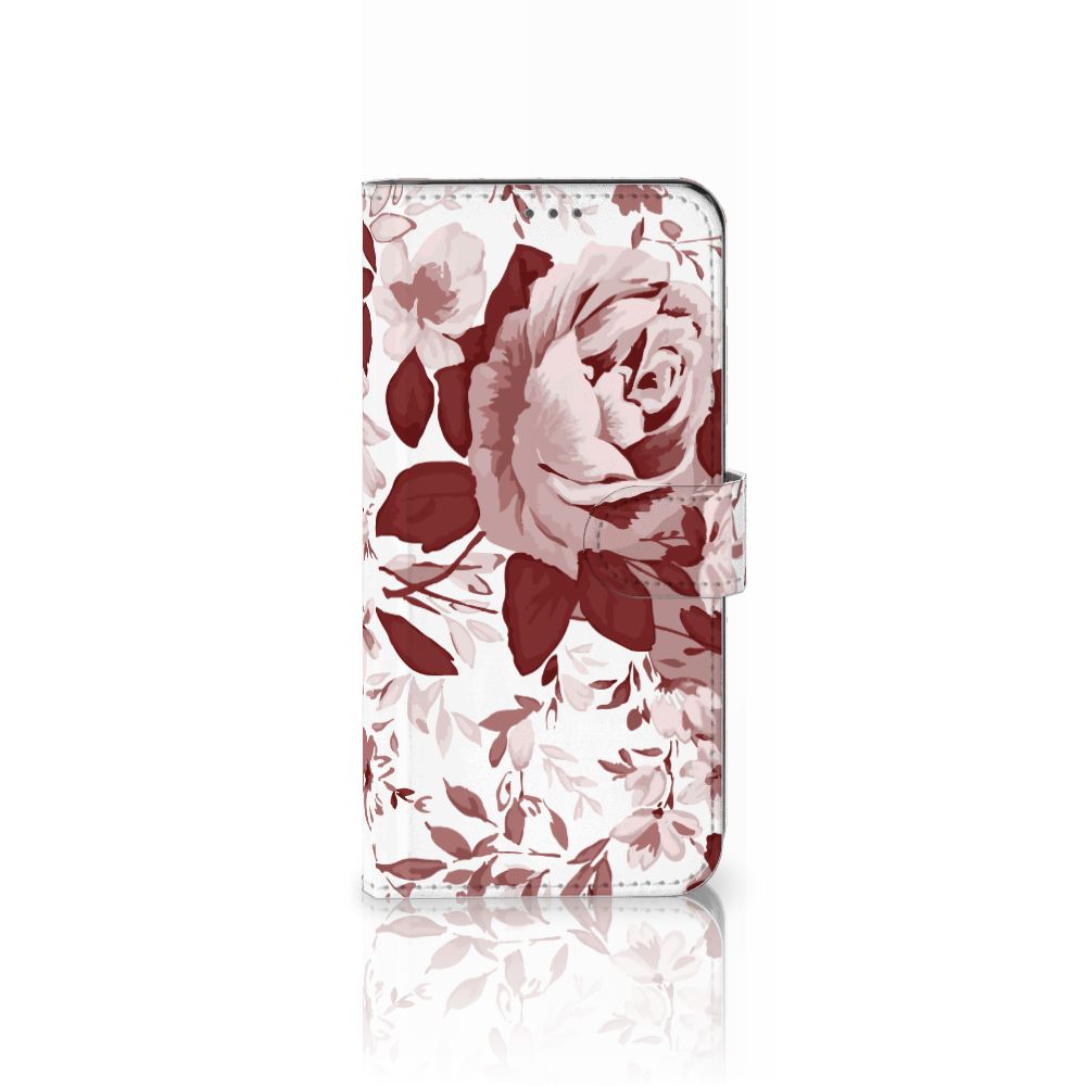 Hoesje Samsung Galaxy A22 4G | M22 Watercolor Flowers boekhoesje bloemen design voorkant
