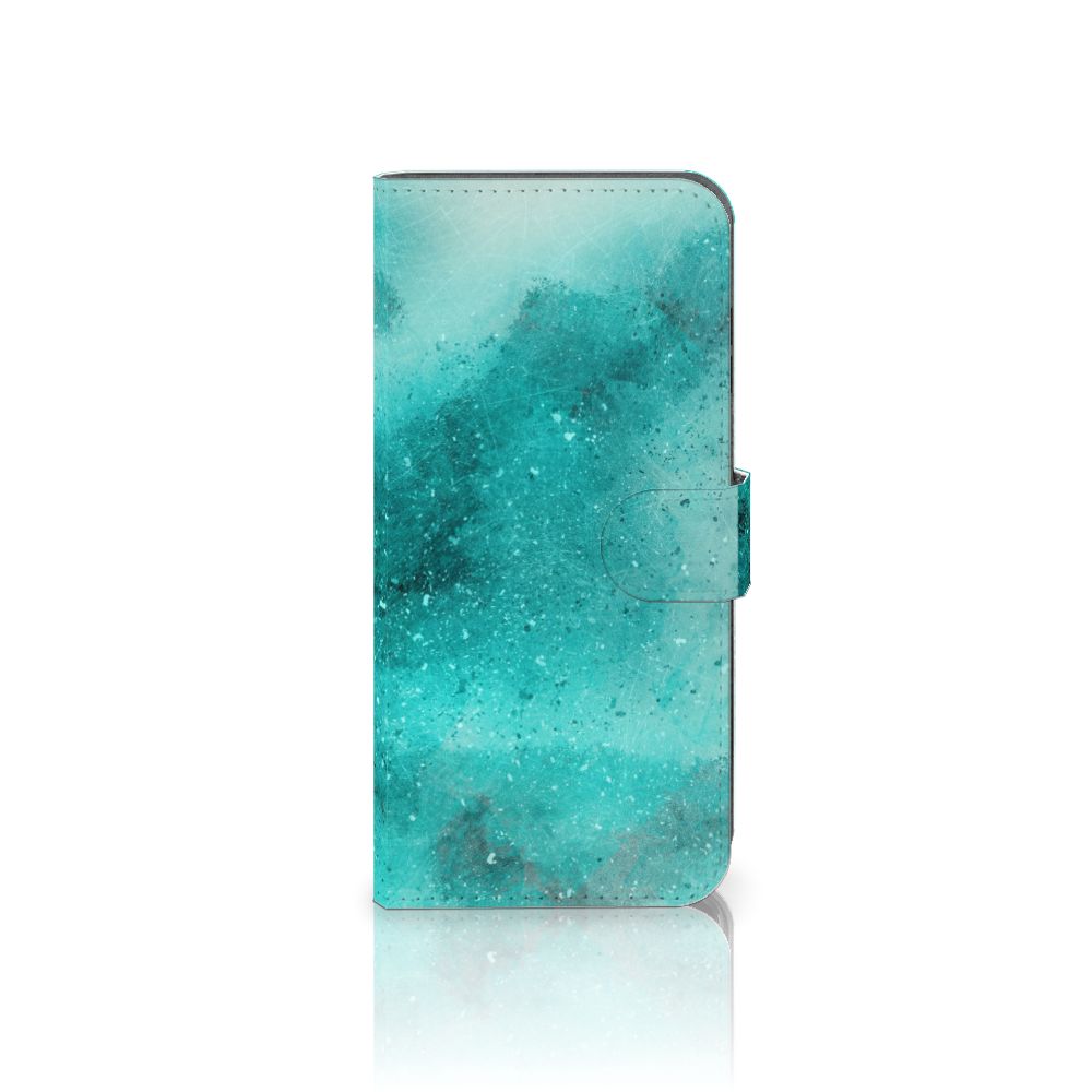Samsung Galaxy A25 Hoesje Painting Blue voorkant