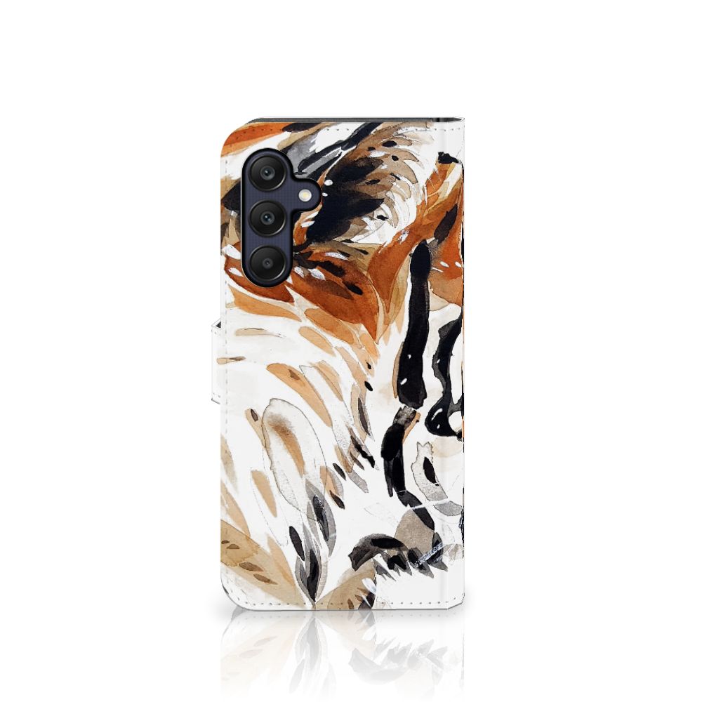 Samsung Galaxy A25 hoesje Watercolor Tiger voorkant