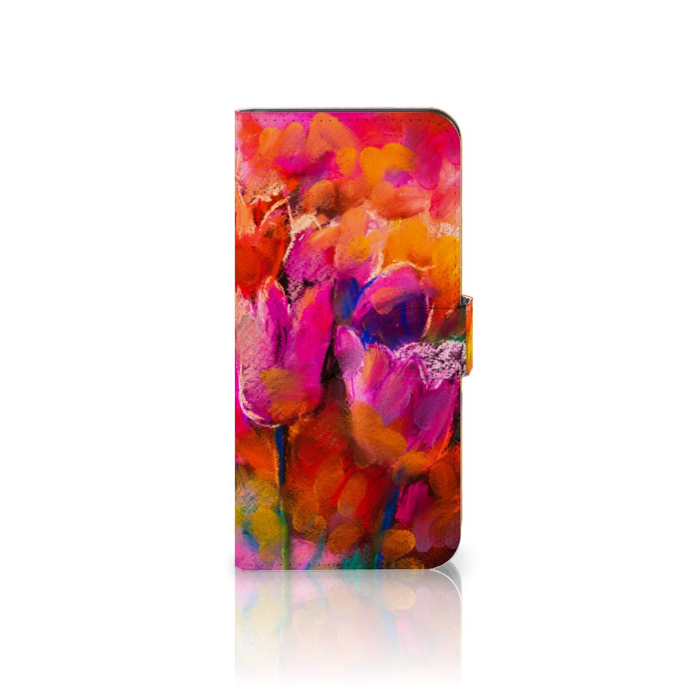 Hoesje Samsung Galaxy A35 Tulips met kleurrijk design van tulpen, ideaal cadeau met gebruiksgemak en bescherming.