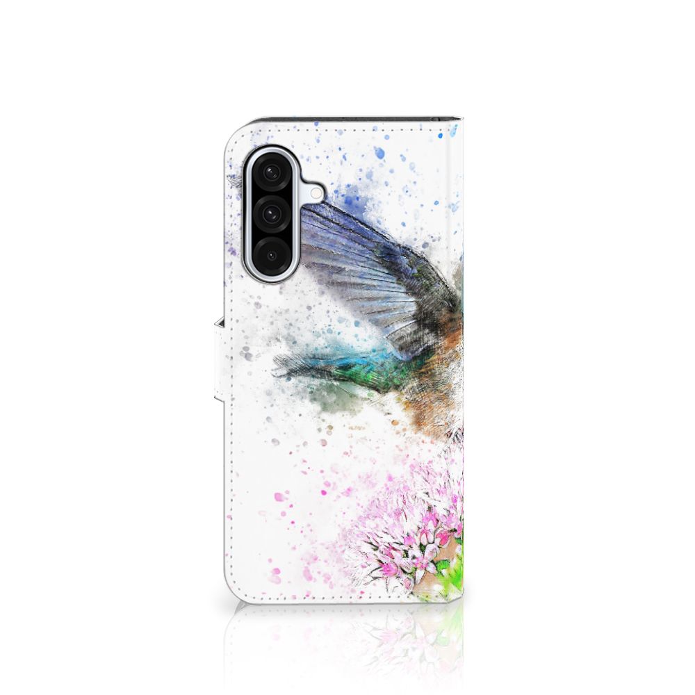 Samsung Galaxy A36 Hoesje Vogel kolibrie kleurrijk ontwerp