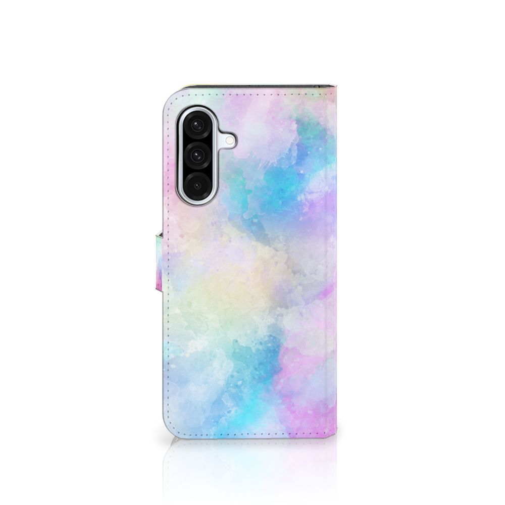 Hoesje Samsung Galaxy A36 Watercolor Light pastelkleuren ontwerp achterkant