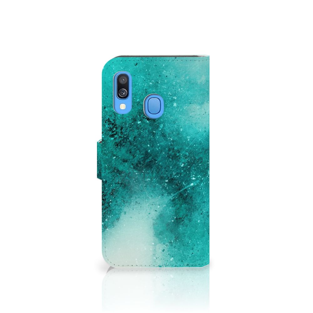 Hoesje Samsung Galaxy A40 Painting Blue