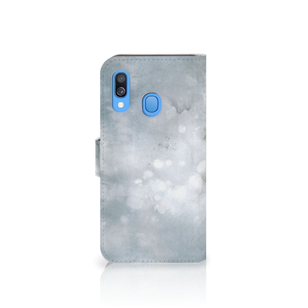 Hoesje Samsung Galaxy A40 Painting Grey
