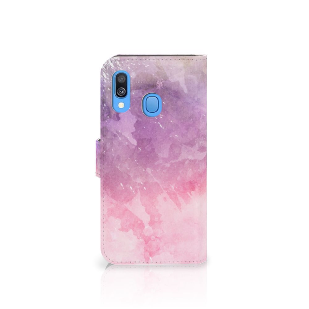 Hoesje Samsung Galaxy A40 Pink Purple Paint
