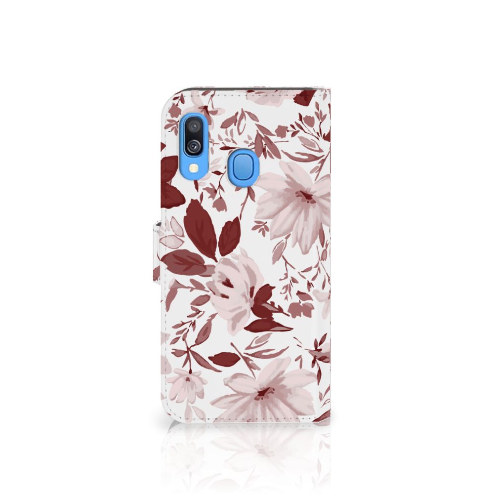 Hoesje Samsung Galaxy A40 Watercolor Flowers