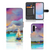 Hoesje Samsung Galaxy A56 Boat hoesje kunst abstract zeilboot paars blauw groen