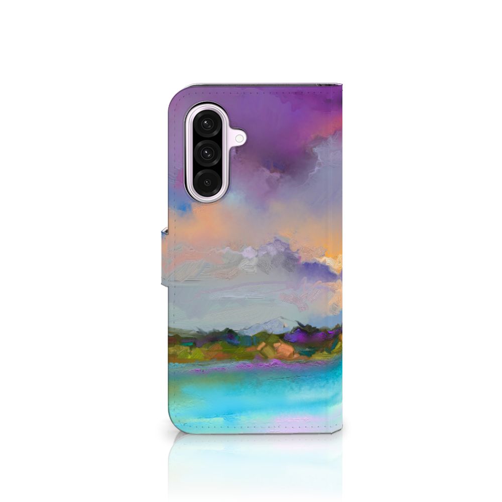 Hoesje Samsung Galaxy A56 Boat abstract kunst ontwerp voorkant