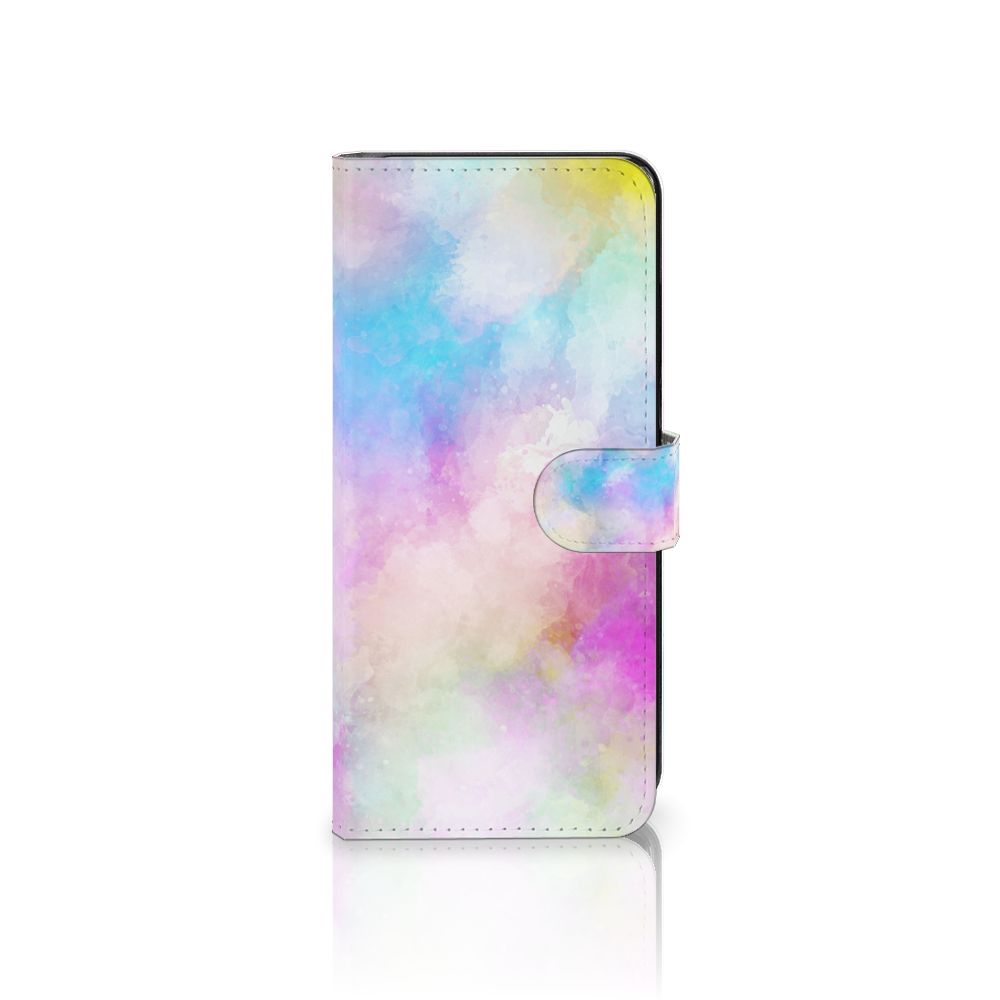 Hoesje Samsung Galaxy M53 Watercolor Light met kleurrijke waterverfprint in pastelkleuren.