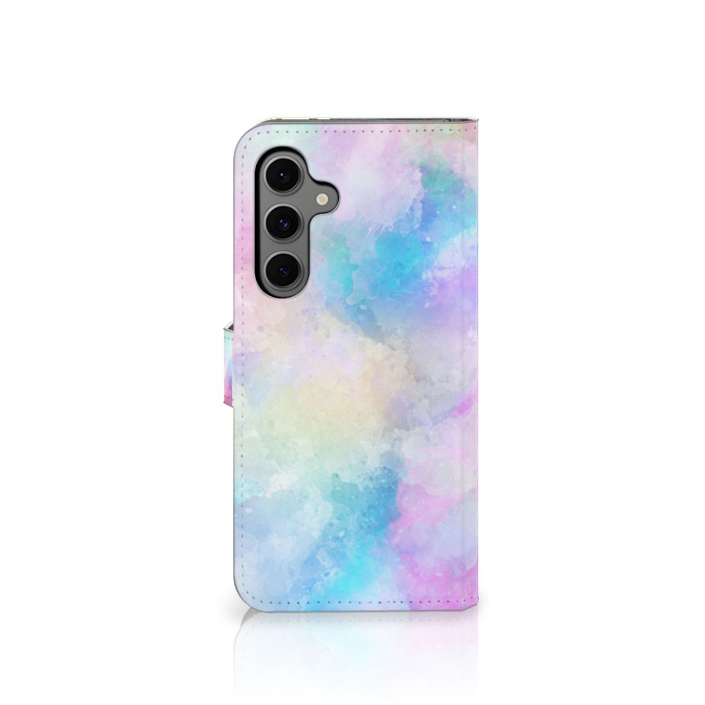Hoesje Samsung Galaxy S24 FE Watercolor Light pasjeshouder watercolor design voorkant