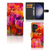 Hoesje Samsung Galaxy S24 Ultra Tulips met ruimte voor 3 pasjes, kleurrijk en artistiek ontwerp 🌷.