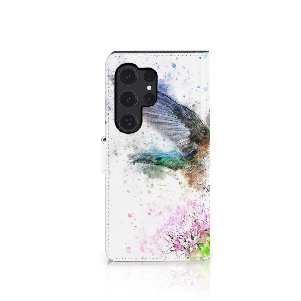 Hoesje Samsung Galaxy S24 Ultra Vogel design kolibrie aanzicht