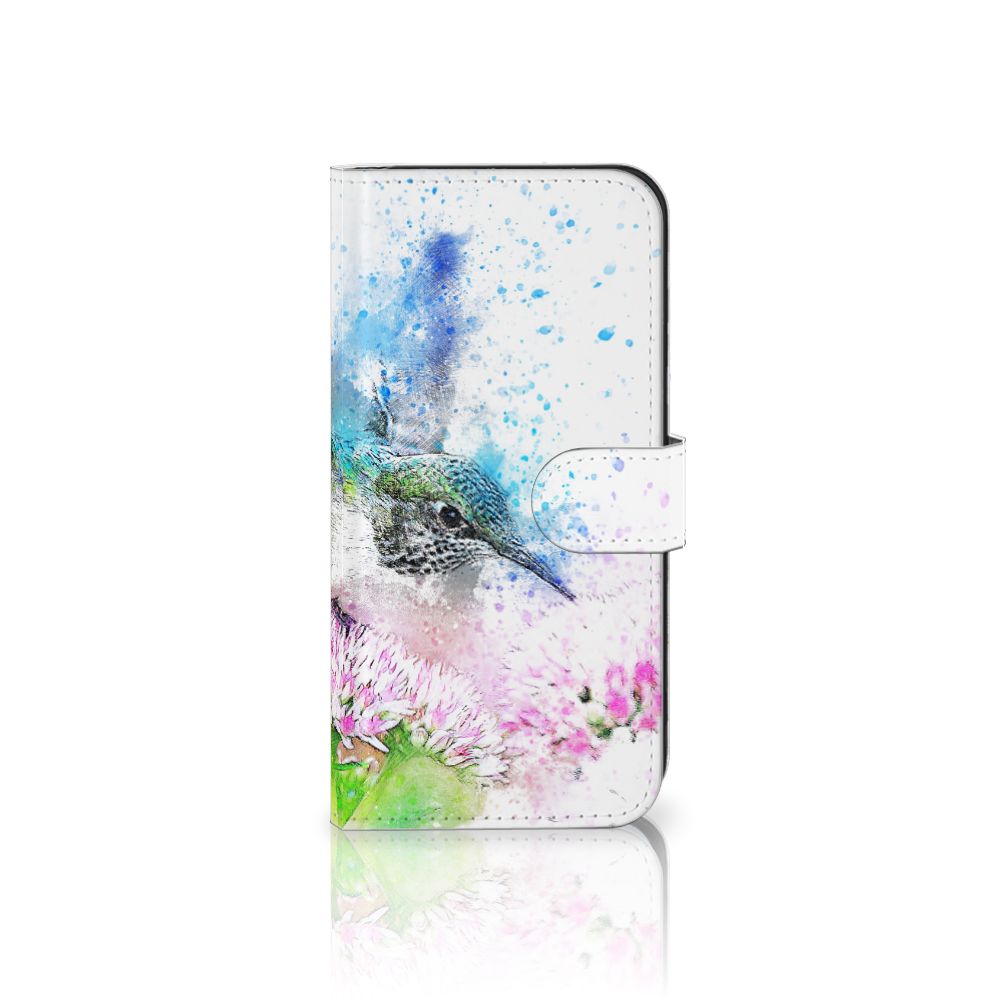 Hoesje Samsung Galaxy S25 Plus Vogel kolibrie bloem aanzicht
