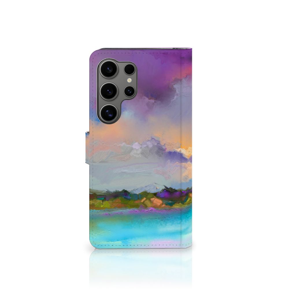 Hoesje Samsung Galaxy S25 Ultra Boat design naamzicht kunst abstract