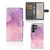 Samsung Galaxy S25 Ultra hoesje Pink Purple Paint voor-achter-zijkant